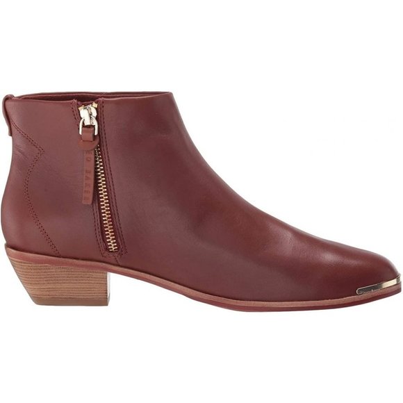 TED BAKER Dakota Ankle Bootie Boot Brown 6.5 NEW $235 - Picture 2 of 13